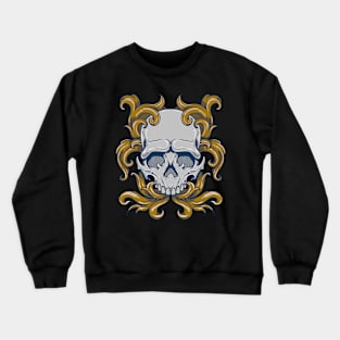 skull with filigrees Crewneck Sweatshirt